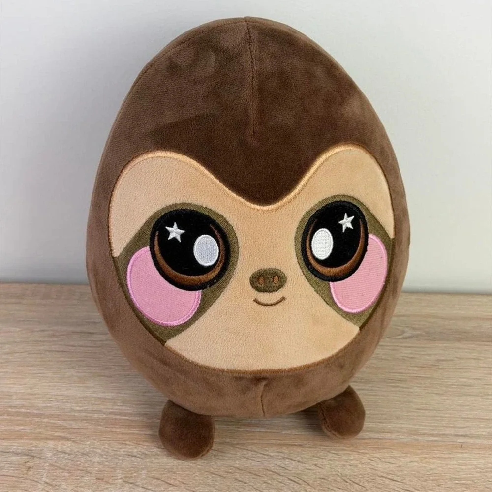 Squeezeamals Brown sloth plush adorable